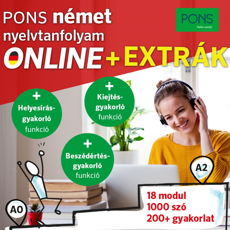 PONS Német Nyelvtanfolyam Online + EXTRÁK