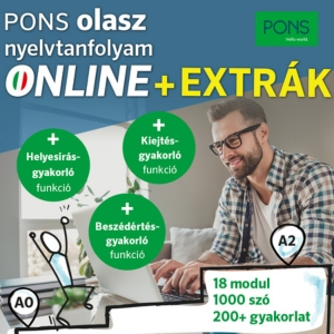 PONS Olasz nyelvtanfolyam online + EXTRÁK