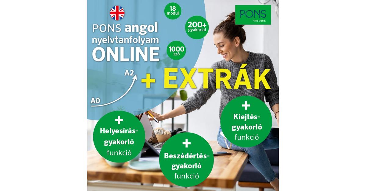 Online Angol Nyelvtanulás - Nyelvtanulás PONS Könyvekkel