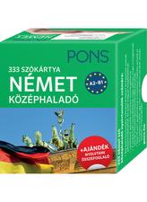 PONS Szókártyák NÉMET KÖZÉPHALADÓ A2 B1 333 Szó  - Német középhaladóknak