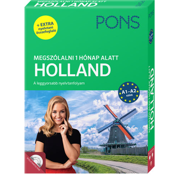  PONS Megszólalni 1 hónap alatt HOLLAND Könyv CD