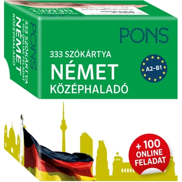 PONS 333 szókártya Német középhaladó plusz 100 online feladat