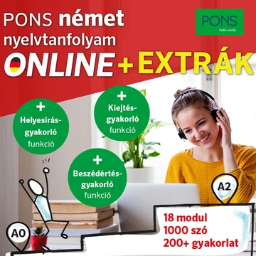 Német Nyelvtanfolyam Online + Extrák Német Nyelvtanfolyam Online + Extrák