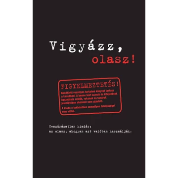 Vigyázz olasz! - korábbi kiadás Vigyázz olasz! - korábbi kiadás