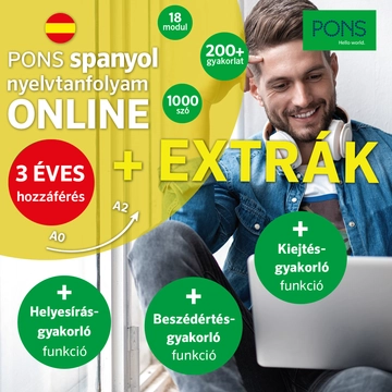 Spanyol Nyelvtanfolyam Online Extrák 3 éves hozzáférés
