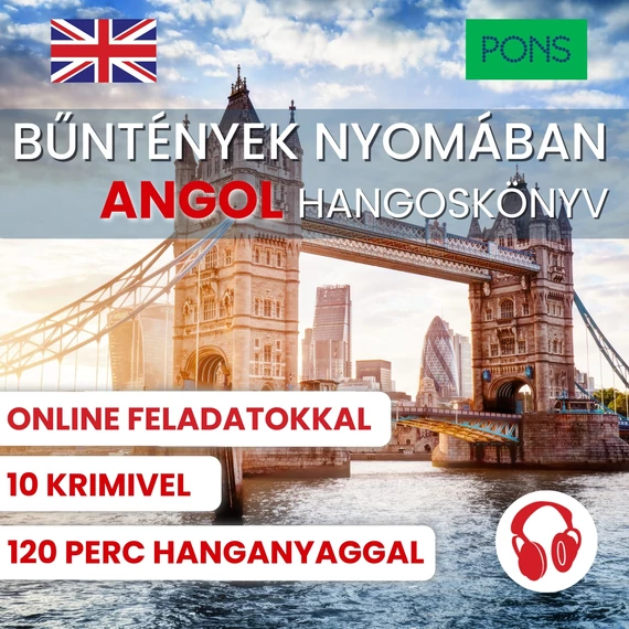 PONS Bűntények nyomában – ANGOL hangoskönyv