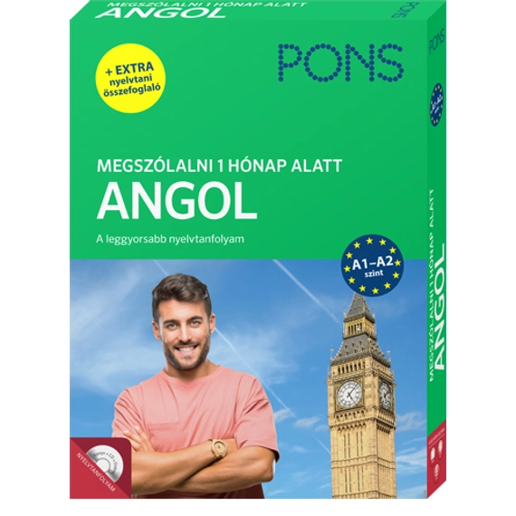 PONS Megszólalni 1 hónap alatt ANGOL Könyv és CD 