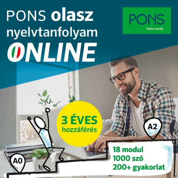 PONS Olasz Nyelvtanfolyam Online 3 éves hozzáférés