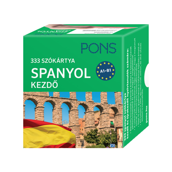  PONS Szókártyák Spanyol Kezdő 333 Szó